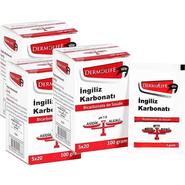 Dermolife 3 Kutu Ingiliz Karbonatı 60 Stick Denizpharma ürün görseli 1