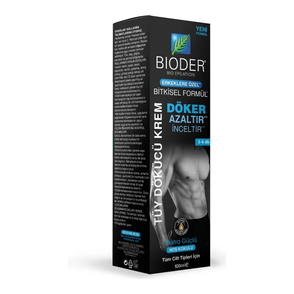 Bioder Bioder erkeklere Özel Tüy Dökücü Krem 100 Ml  -(Miadsız) ürün görseli 1