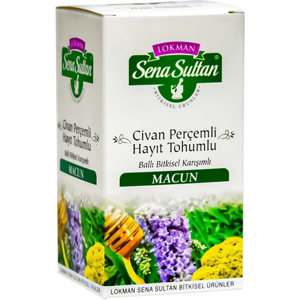 Lokman Sena Sultan Civan Perçemli & Hayıt Tohumlu Ballı Bitkisel Macun 420 gr ürün görseli 1