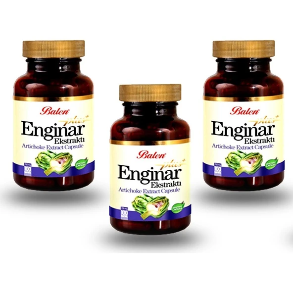 Balen Enginar Plus 100 Kapsül - 820 Mg x 3 Adet ürün görseli 1