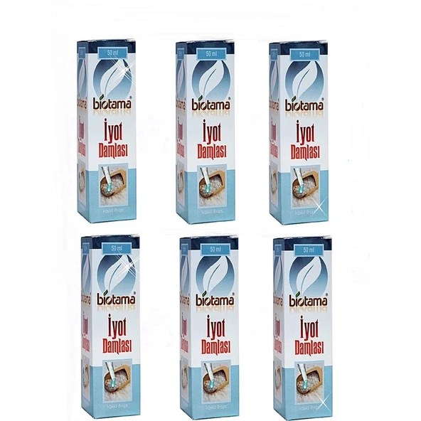 Biotama Iyot Damlası 50 ml x 6 Adet ürün görseli 1