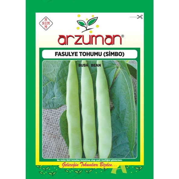 Arzuman Sebze Simbo Fasulye Tohum 50 gr ürün görseli 1