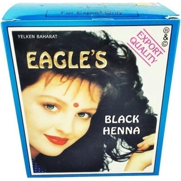 Eagles Siyah Hint Kınası 6'Lı Paket Black Henna ürün görseli 1