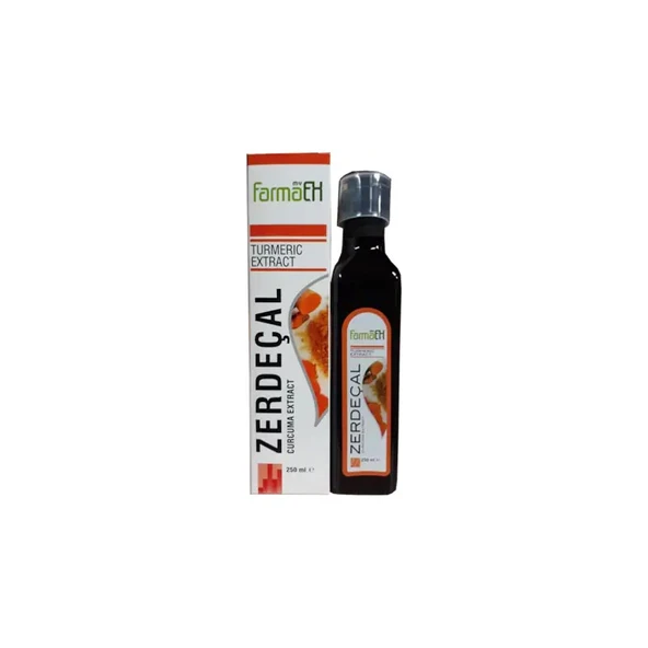 Farmaex Zerdeçal Curcumin Ekstrakt 250 ml ürün görseli 1