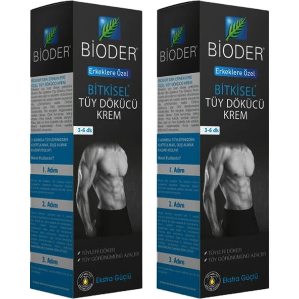 Bioder Bıoder Tüy Dökücü Krem Erkeklere Özel 100ML ( 2 Adet ) ürün görseli 1