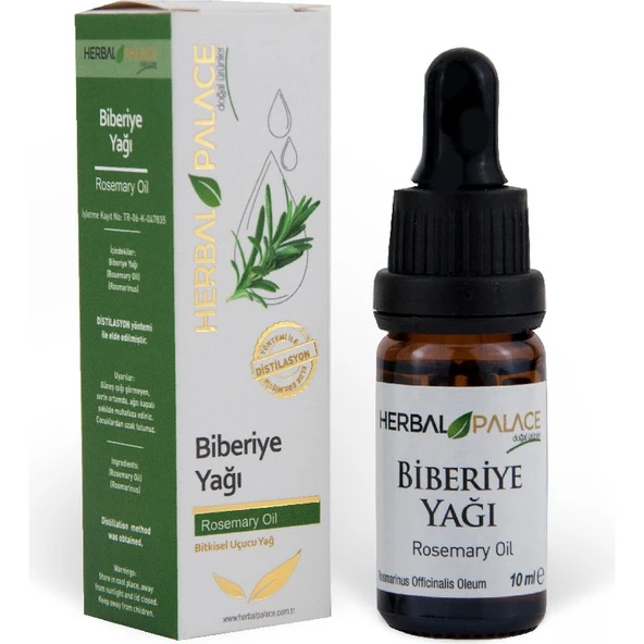 Herbal Palace Biberiye Yağı 10 ml ürün görseli 1