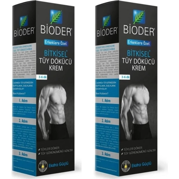 Bioder Tüy Dökücü Krem Erkekler Için 100 ml 2'li Paket ürün görseli 1