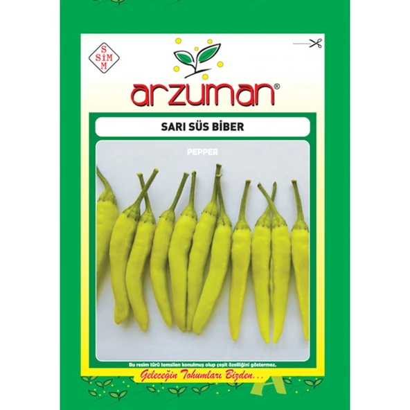 Arzuman Sebze Sarı Süs Biber Tohum-5gr ürün görseli 1