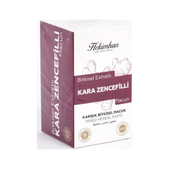 Hekimhan Kara Zencefilli Macun ürün görseli 1