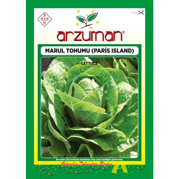 Arzuman Paris Island Marul Tohumu 10 Gram ürün görseli 1