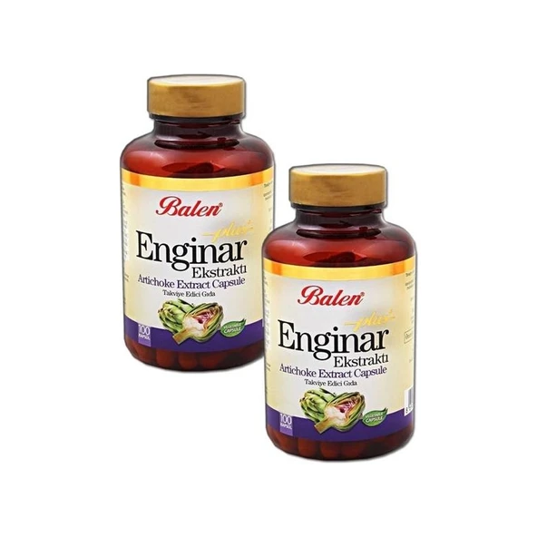 Balen 2 Kutu Balen Enginar Plus Ekstraktı Kapsülü 820 Mg x 100 Kapsül x 2 Takviye Edici Gıda ürün görseli 1