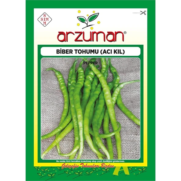 Arzuman Acı Kıl Biber Tohumu 10 Gram ürün görseli 1