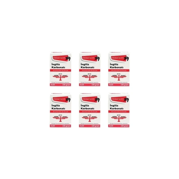 Dermolife Ingiliz Karbonatı 6 x 100 gr ürün görseli 1
