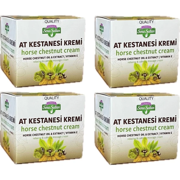 Sena Sultan At Kestanesi KREMİ 100 Ml  4ADET ürün görseli 1