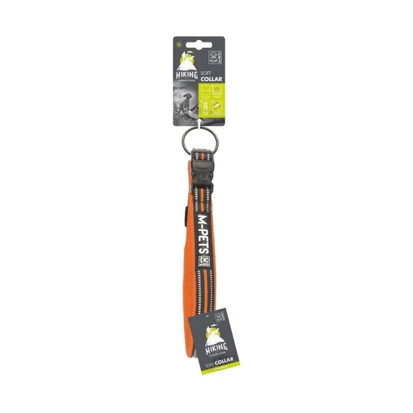 M-Pets Hiking Reflektörlü Soft Köpek Boyun Tasması Turuncu XL ürün görseli 1
