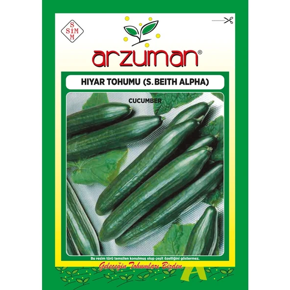 Arzuman S. Beith Alpha Hıyar Tohumu 10 Gram ürün görseli 1