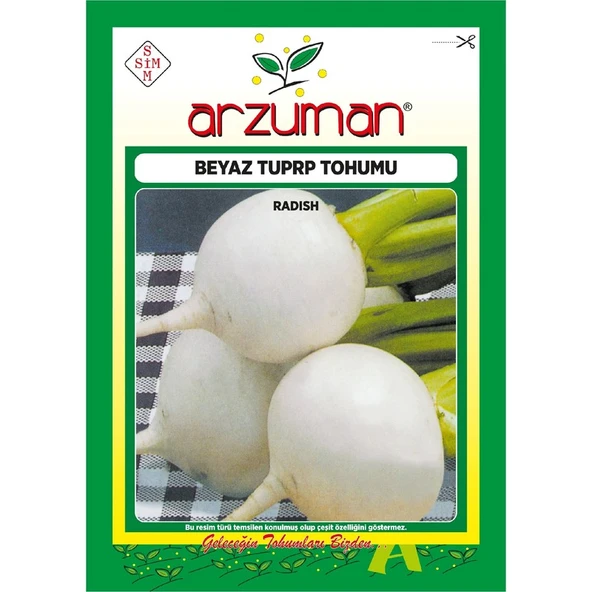Arzuman Beyaz Turp Tohumu 25 Gram ürün görseli 1