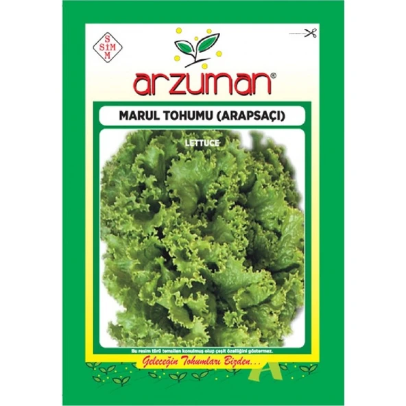 Arzuman Marul Tohumu - Arapsaçı (10 Gr) ürün görseli 1