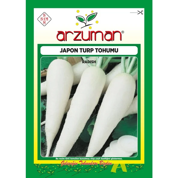 Arzuman Japon (Ithal) Turp Tohumu 10 Gram ürün görseli 1