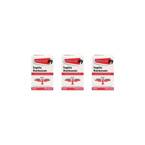 Dermolife Ingiliz Karbonatı 3 x 100 gr ürün görseli 1