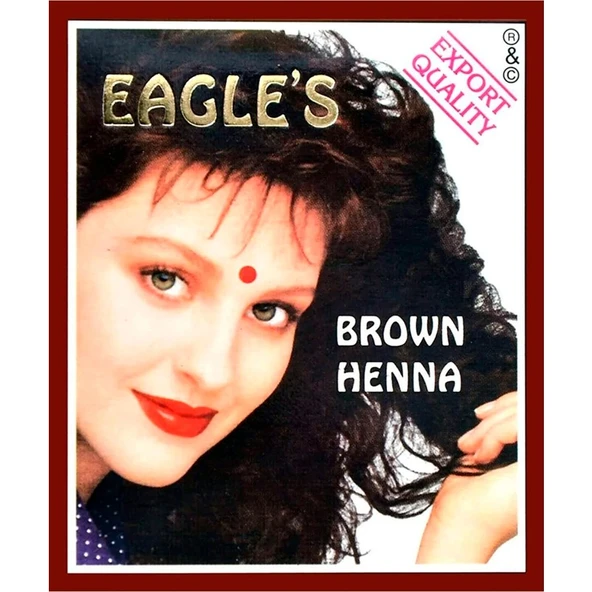 Eagles Hint Kınası Saç Boyası Kahverengi - Brown Henna ürün görseli 1