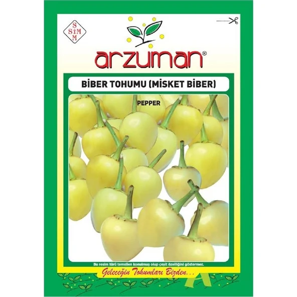Arzuman Biber Tohumu(Misket Biber-Top Biberiye) ürün görseli 1