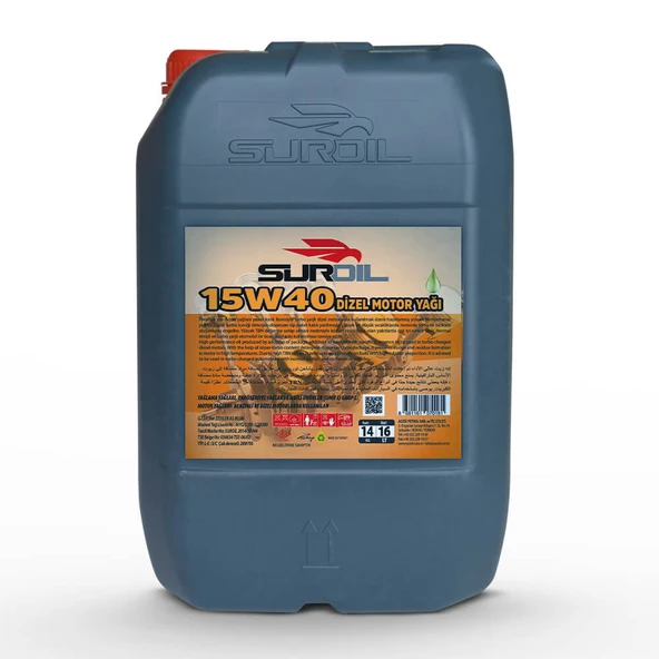 SUROİL 15W-40 CF4\SJ 16 LT TNK ürün görseli 1