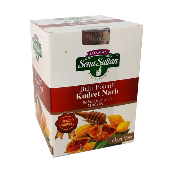 Lokman Sena Sultan Ballı Polenli Kudret Narı Glikozsuz (235 Gr) ürün görseli 1