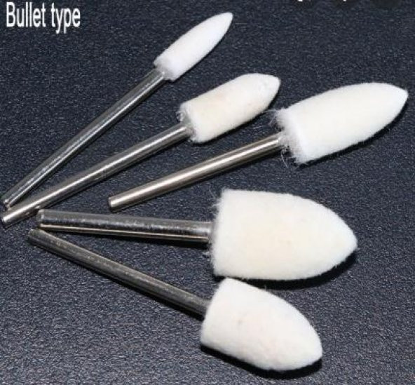 12x18 POLİSAJ KEÇESİ SAPLI 3mm KONİK ürün görseli 1