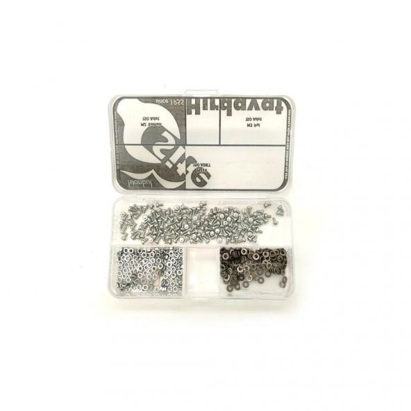 M2x4 YSB Vida Somun ve Pul Seti, 450 Parça - Resim 2
