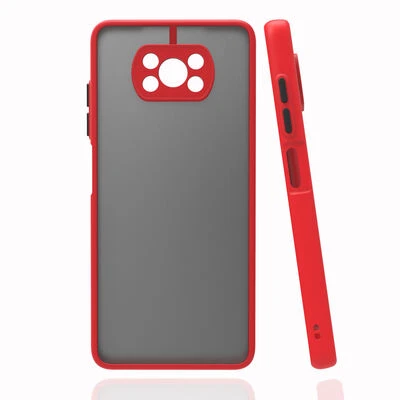 Moby Shop Poco X3 Pro Kılıf Kenarları Renkli arkası Mat Rexa Premium Silikon Kapak ürün görseli 1