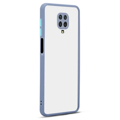 Moby Shop Redmi Note 9 Pro Kılıf Kenarları Renkli arkası Mat Rexa Premium Silikon Kapak ürün görseli 1