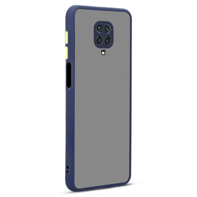 Moby Shop Redmi Note 9S Kılıf Kenarları Renkli arkası Mat Rexa Premium Silikon Kapak ürün görseli 1