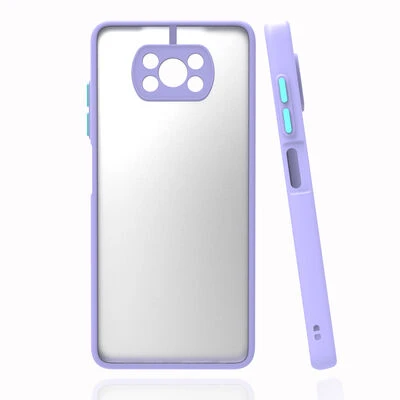 Moby Shop Poco X3 Pro Kılıf Kenarları Renkli arkası Mat Rexa Premium Silikon Kapak ürün görseli 1