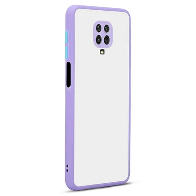 Moby Shop Redmi Note 9 Pro Kılıf Kenarları Renkli arkası Mat Rexa Premium Silikon Kapak ürün görseli 1