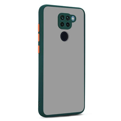 Moby Shop Redmi Note 9 Kılıf Kenarları Renkli arkası Mat Rexa Premium Silikon Kapak ürün görseli 1