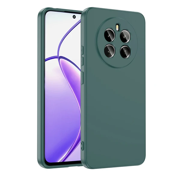 Moby Shop Realme 12 4G Kılıf Kılıf İçi Kadifeli Esnek Kadifon Lansman Premium Silikon Kılıf ürün görseli 1
