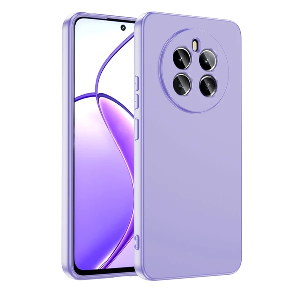 Moby Shop Realme 12 4G Kılıf Kılıf İçi Kadifeli Esnek Kadifon Lansman Premium Silikon Kılıf ürün görseli 1