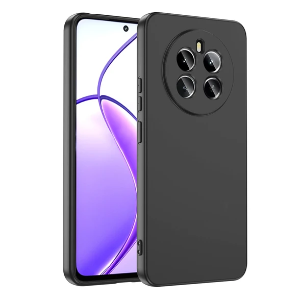 Moby Shop Realme 12 4G Kılıf Kılıf İçi Kadifeli Esnek Kadifon Lansman Premium Silikon Kılıf ürün görseli 1