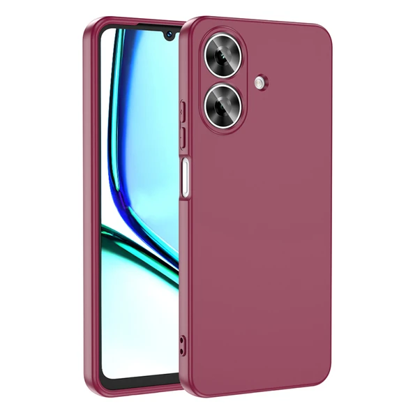 Moby Shop Realme Note 60 Kılıf Kılıf İçi Kadifeli Esnek Kadifon Lansman Premium Silikon Kılıf ürün görseli 1