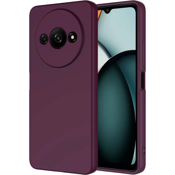 Moby Shop Redmi A3 4G 2024 Kılıf Kılıf İçi Kadifeli Esnek Kadifon Lansman Premium Silikon Kılıf ürün görseli 1