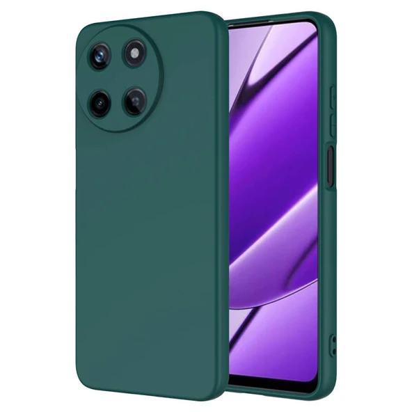 Moby Shop Realme 11 4G Kılıf Kılıf İçi Kadifeli Esnek Kadifon Lansman Premium Silikon Kılıf ürün görseli 1