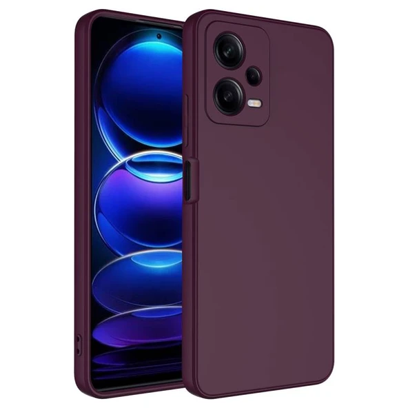 Moby Shop Redmi Note 12 5G Kılıf Kılıf İçi Kadifeli Esnek Kadifon Lansman Premium Silikon Kılıf ürün görseli 1