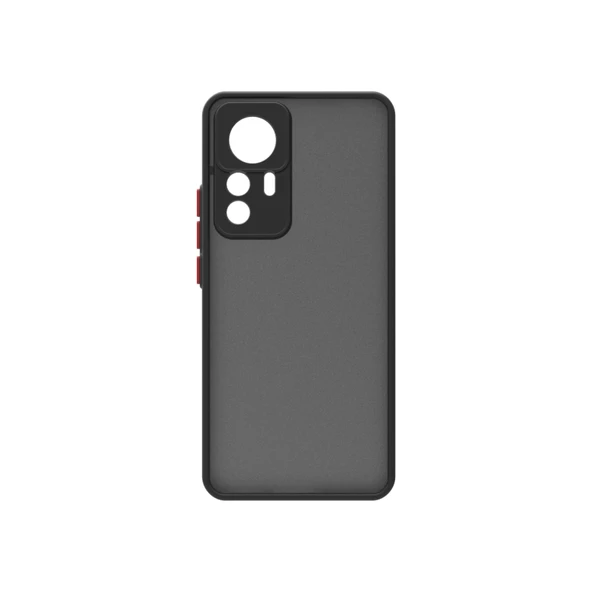 Moby Shop Xiaomi Mi 12T Pro Kılıf Kenarları Renkli arkası Mat Rexa Premium Silikon Kapak ürün görseli 1