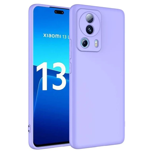 Moby Shop Xiaomi Mi 13 Lite Kılıf Kılıf İçi Kadifeli Esnek Kadifon Lansman Premium Silikon Kılıf ürün görseli 1