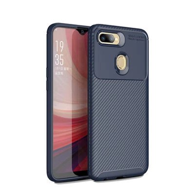Moby Shop Oppo A5S Kılıf Karekarbon Desenli Şık ve Dayanıklı Torvex Premium Silikon Kapak ürün görseli 1