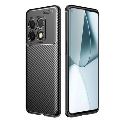 Moby Shop One Plus 10 Pro Kılıf Karekarbon Desenli Şık ve Dayanıklı Torvex Premium Silikon Kapak ürün görseli 1