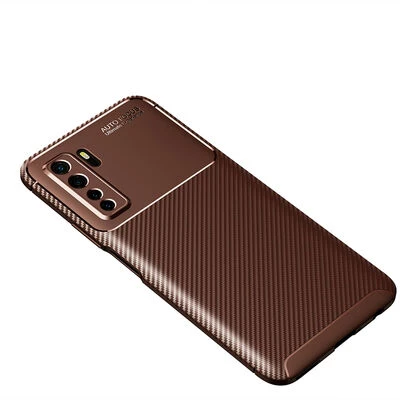 Moby Shop Huawei P40 Lite 5G Kılıf Karekarbon Desenli Şık ve Dayanıklı Torvex Premium Silikon Kapak ürün görseli 1