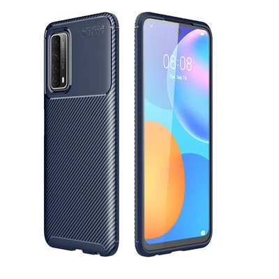 Moby Shop Huawei P Smart 2021 Kılıf Karekarbon Desenli Şık ve Dayanıklı Torvex Premium Silikon Kapak ürün görseli 1