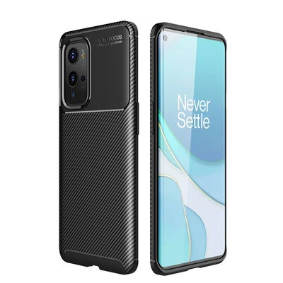 Moby Shop One Plus 9 Pro Kılıf Karekarbon Desenli Şık ve Dayanıklı Torvex Premium Silikon Kapak ürün görseli 1